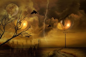 Billedet viser et mareridt. Afsnittet handler om Mareridt og PTSD.